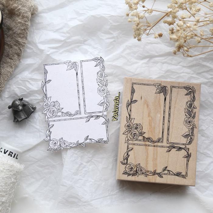Gambar Yolanda Flower Language Series Rubber Stamp - Three Frames dari Hamany undefined Tokopedia