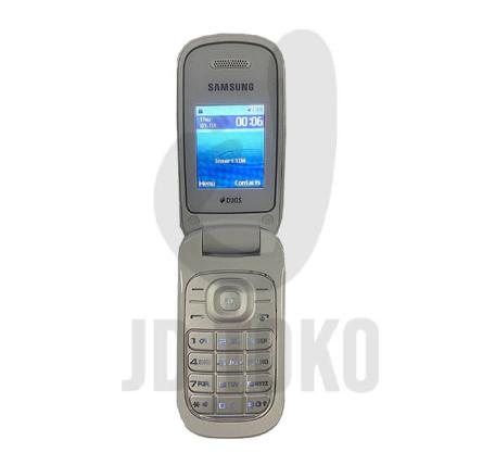 Gambar Handphone HP Samsung Flip Lipat Caramel GT-E1272 DUAL SIM Hitam Putih - Putih dari tokofroko undefined Tokopedia