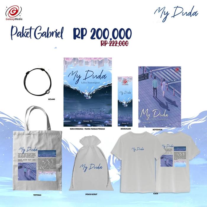Gambar PRE ORDER - MY DUDA - SINTA W. - GALAXY MEDIA - BUMIFIKSI - PAKET GABRIEL dari bumifiksipadang undefined Tokopedia