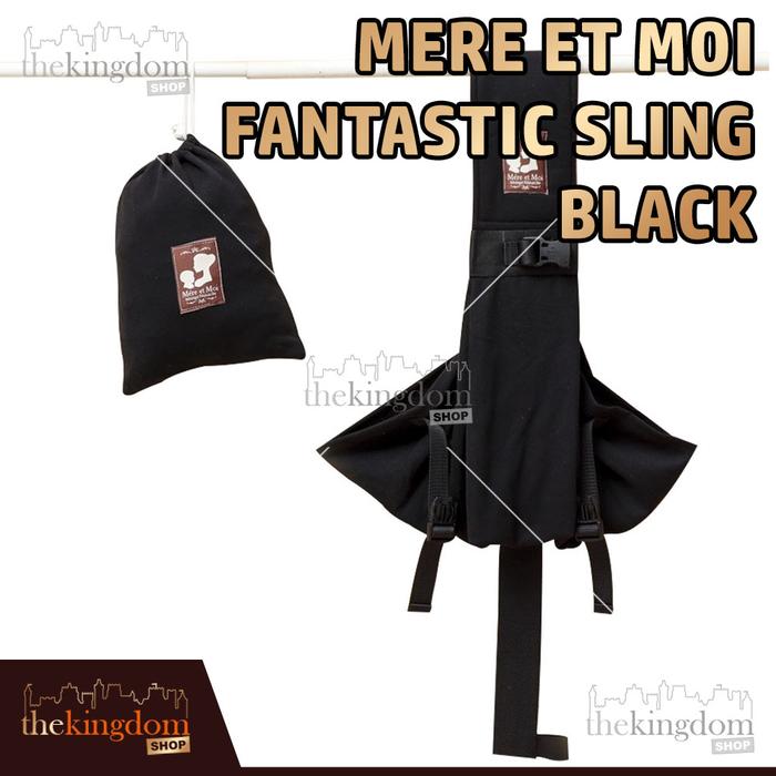 Gambar Mere et Moi Fantastic Sling Tas Selempang Perlengkapan Gendongan Bayi - Black dari The Kingdom Shop undefined Tokopedia