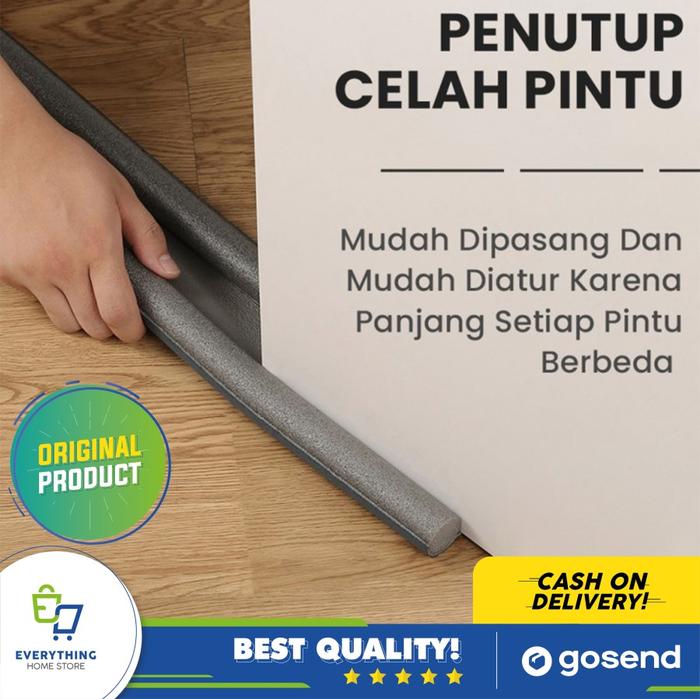 Gambar Busa Alas Pintu Penutup Celah Bawah Ganjel Ganjelan Pintu Door Seal - Type 1 dari Everything Home Store undefined Tokopedia