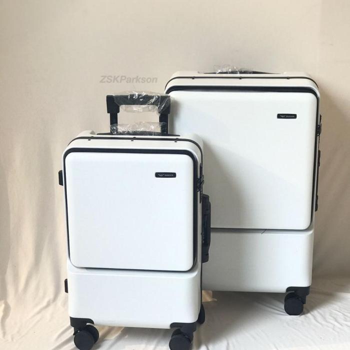 Gambar Koper Parkson ZSK 33 Koper Laptop Import TSA LOCK size 20&24 Inch - Putih, 20 inch dari ANUGRAH-JAYA undefined Tokopedia