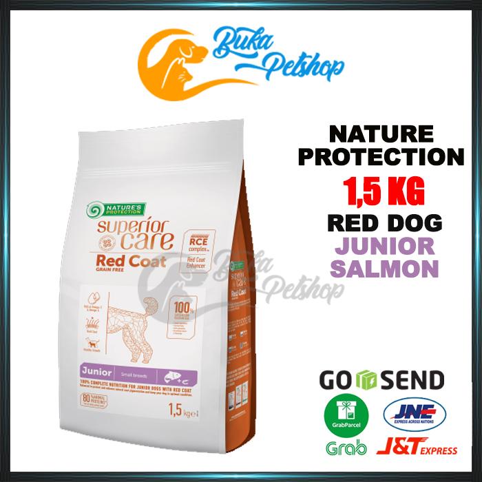 Gambar NATURE PROTECTION Red Dog 1.5kg Nature's Protection - JUNIOR SALMON dari BUKA PETSHOP undefined Tokopedia