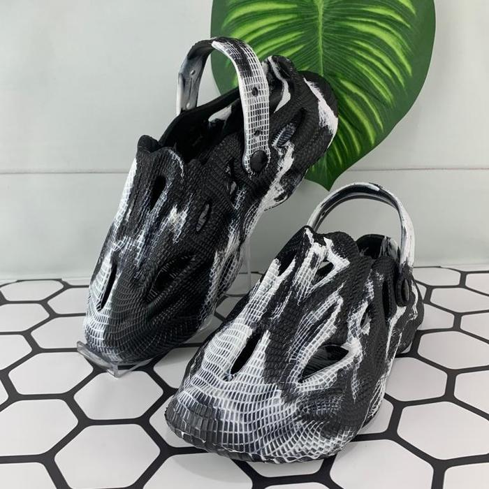 Gambar Sandal Pria Baim Hema Motif Dragon Loreng Sendal Clog Vhagar Cowok - Putih, 39 dari Pasar Sandal undefined Tokopedia