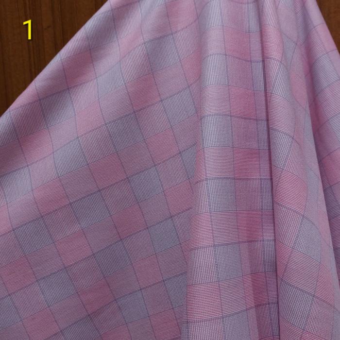 Gambar Kain Kotak Semi Wool ( pink, kuning, merah/biru, hijau, biru ) - Merah Muda/Abu dari ANBC STORE undefined 4 Tokopedia