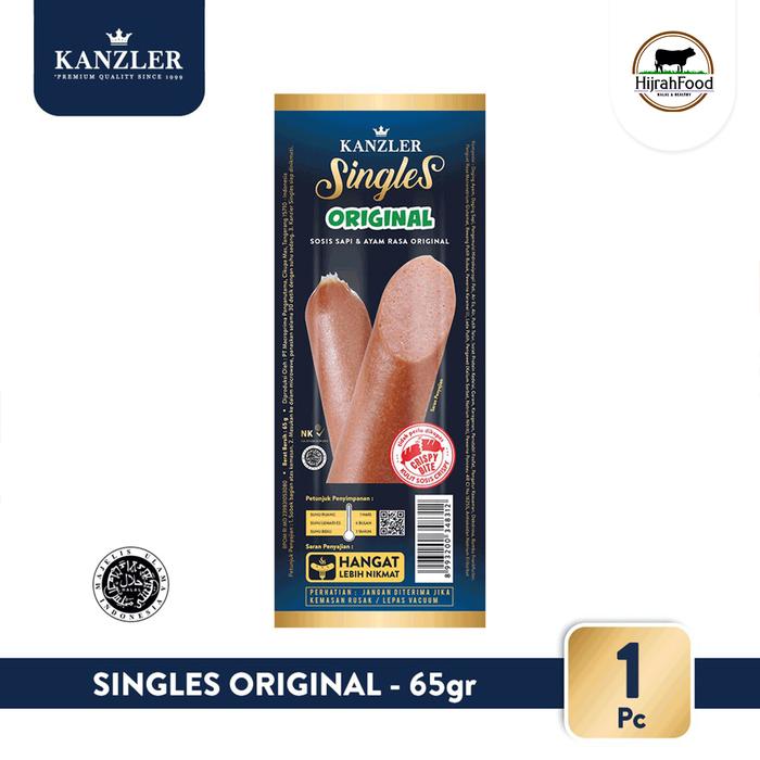 Gambar Kanzler Singles Sosis Sapi Siap Makan | Beef Sausage RTE - Pilih Rasa - Gochujang - Original dari Hijrahfood Meatshop undefined Tokopedia