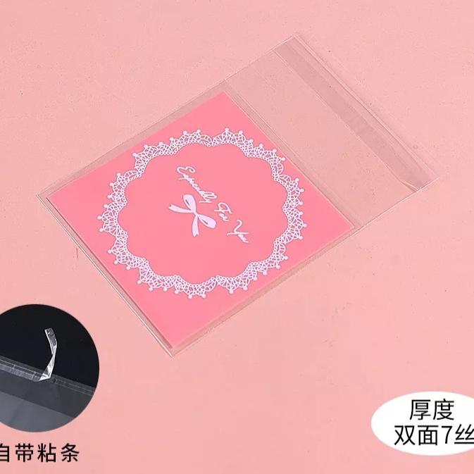 Gambar Plastik Cookies Mini Ukuran 7x7 cm ( Kemasan Repack ) isi 20 Lembar - Kode 001, 20 Lembar dari LittleKimsShop undefined Tokopedia