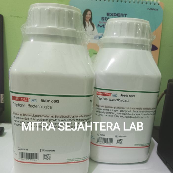 Jual Peptone Bacteriological Himedia 500 gram RM001 Kab. Sidoarjo