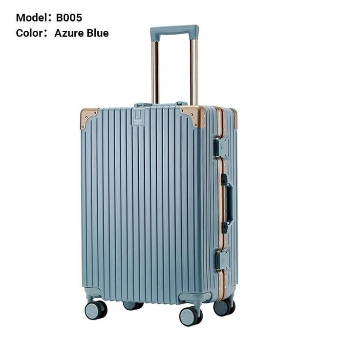 Gambar KOPER FIBER PADISON B005 / B006 ANTI PECAH ORI - KABIN SIZE DAN BAGASI - powder blue, 20 inch dari Tas Import Jkt_NEW undefined Tokopedia