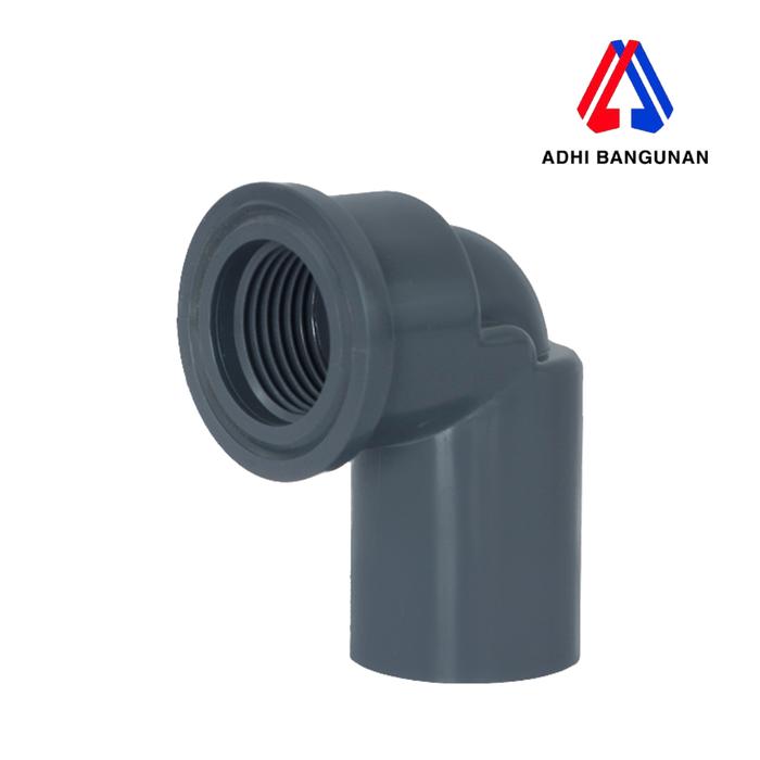 Gambar Fitting Pipa PVC Knee / Keni Drat Dalam Kuningan / Faucet Elbow Inch - Biasa, 1/2 dari Adhi Bangunan undefined Tokopedia