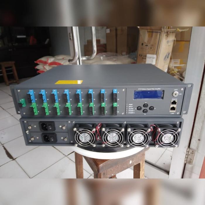 Gambar EDFA WDM 16x23dBm High- power/Doubl Power Fiber Optik Amplifier CATV - 16*23dBm WDM dari Sarangan Vision undefined Tokopedia