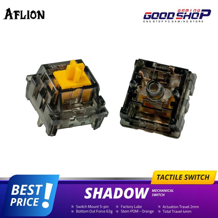 Gambar AFLION Shadow 63g Switch (Tactile - PCB Mount) dari GamingGearIndo undefined Tokopedia