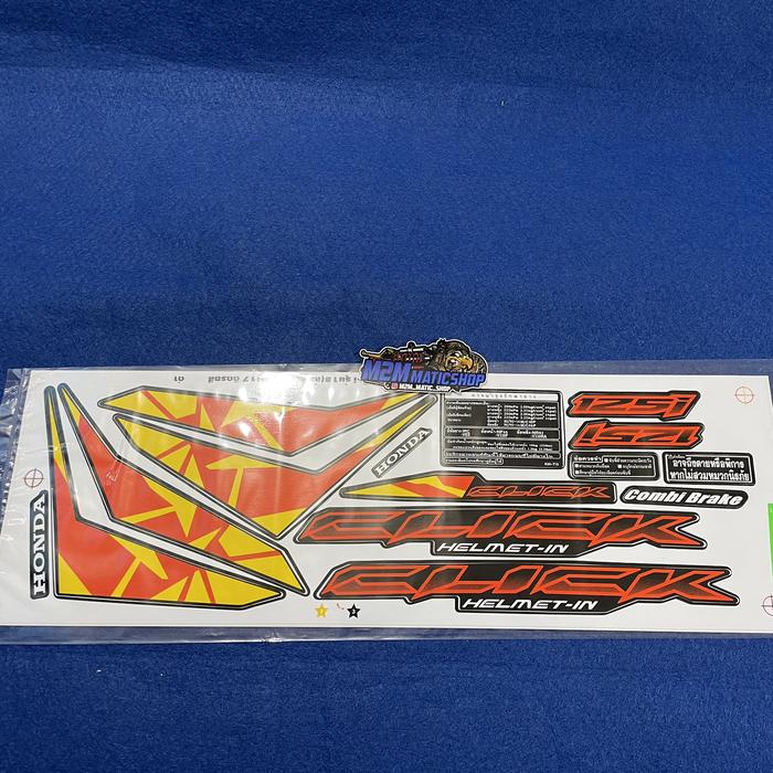 Gambar Striping Click 125i 2017 Original Thailand Untuk Vario 125 150 LED OLD - MODEL 1 dari M2M Matic Shop undefined Tokopedia