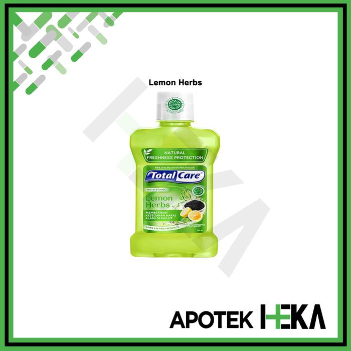 Gambar Totalcare Mouthwash 100 ml - Obat Kumur Antibakterial - Lemon Herbs dari Apotek Heka Semarang undefined Tokopedia