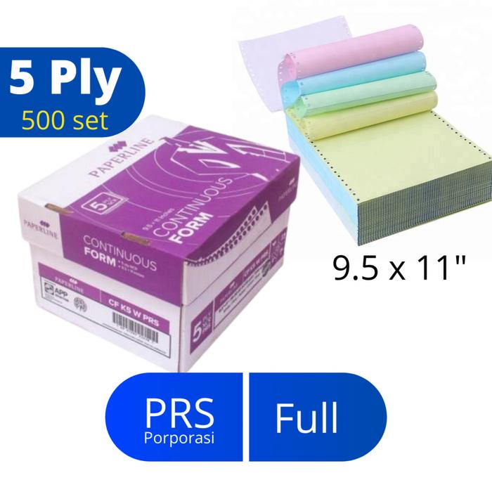 Gambar Kertas Faktur Paperline Continuous Form 5 Ply 9.5 x 11 inch - Potong/prporasi dari Dunia Belajarku undefined Tokopedia