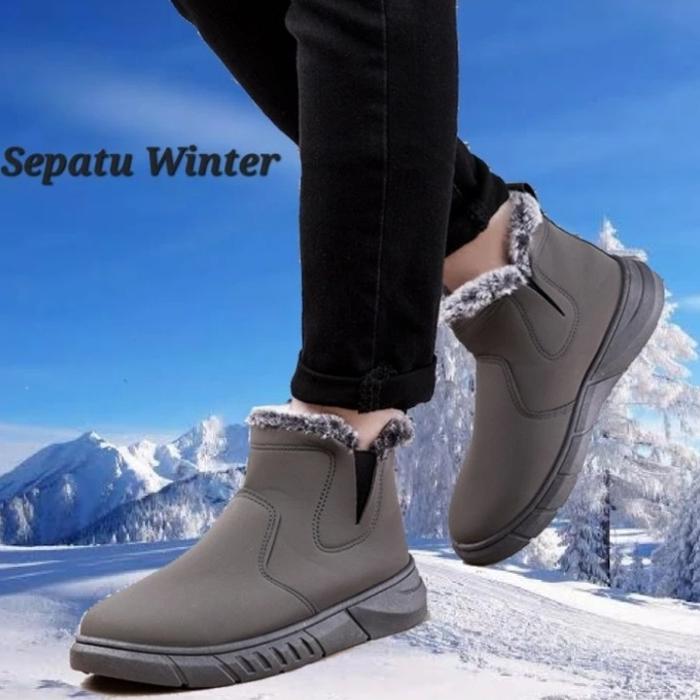 Jual SEPATU BOOTS MUSIM DINGIN PRIA SNOW BOOTS WINTER SEPATU SALJU