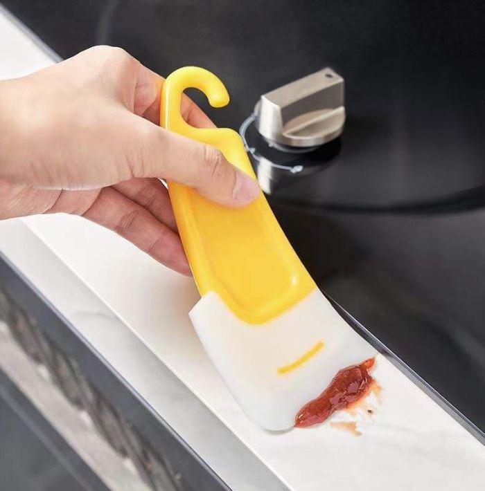 Gambar Spatula Silikon / Pembersih teflon , Kerak , Nasi  , Minyak , Makanan Alat Dapur Multifungsi Kitchenware dari Aroma Kaldi undefined Tokopedia