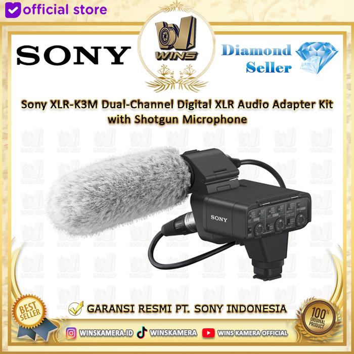 Gambar Sony XLR-K3M Dual-Channel Digital XLR Audio Adapter Kit with Shotgun dari WINS OFFICIAL STORE undefined Tokopedia