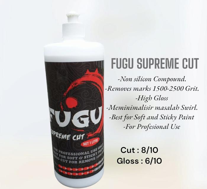 Gambar FUGU cut dan FUGU finish obat poles compound polishing set dan satuan - fugu cut dari Fugu detailing undefined Tokopedia