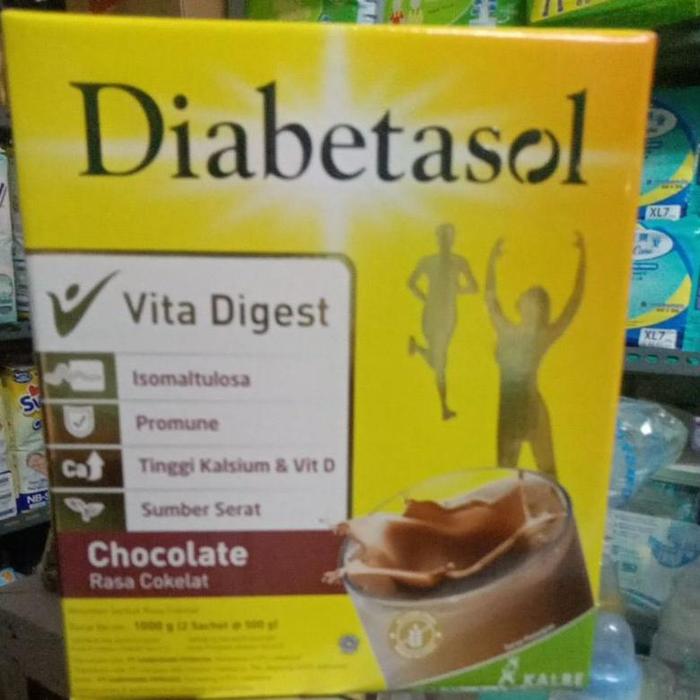 Gambar Diabetasol 950Gr Vanila Dan Coklat[Free Wafer, Tidak Berlaku - Coklat, 950 dari OlgaAmiramall undefined Tokopedia