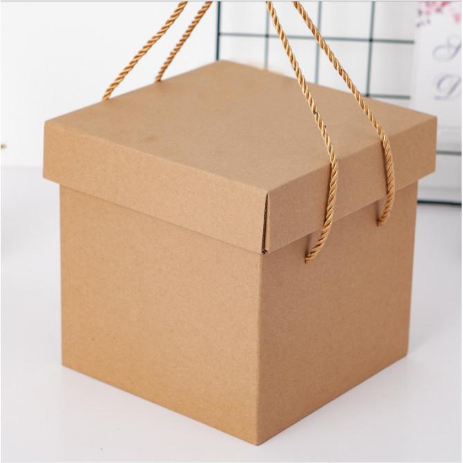 Gambar kotak polos tali box packaging cookies/kue lebaran packing hamper dari KAYO Celestial undefined Tokopedia