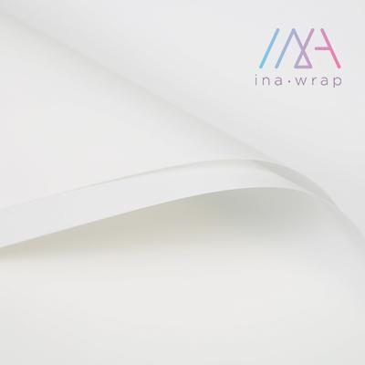 Gambar [20 LBR] flower wrapping paper / kertas buket bunga cello satu warna - Putih dari Inawrap undefined Tokopedia