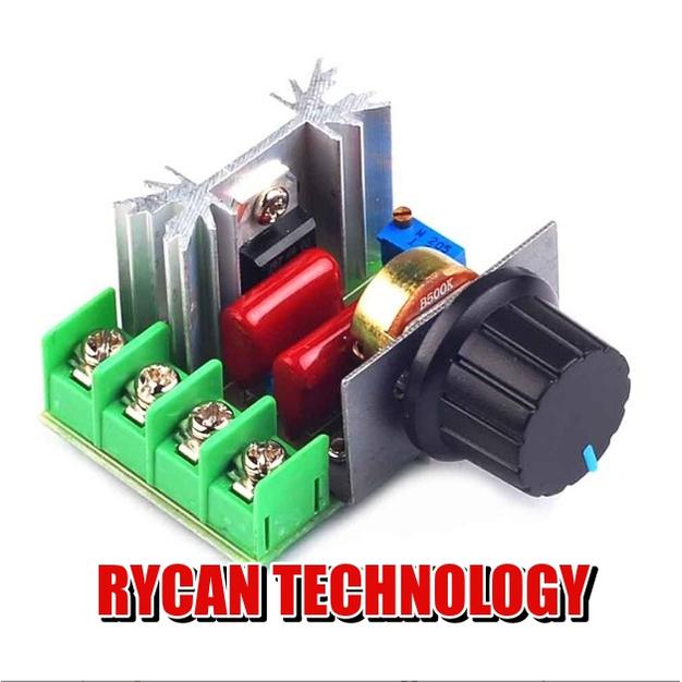 Gambar DIMMER AC MOTOR DAN LAMPU 220V 2000W SCR dari Rycan Technology undefined Tokopedia