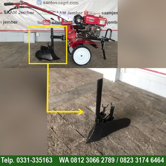 Gambar ADJUSTABLE DITCHER (Alat pembuat parit yang ditarik tractor mini) dari SAAM Toko Pertanian Jember undefined Tokopedia