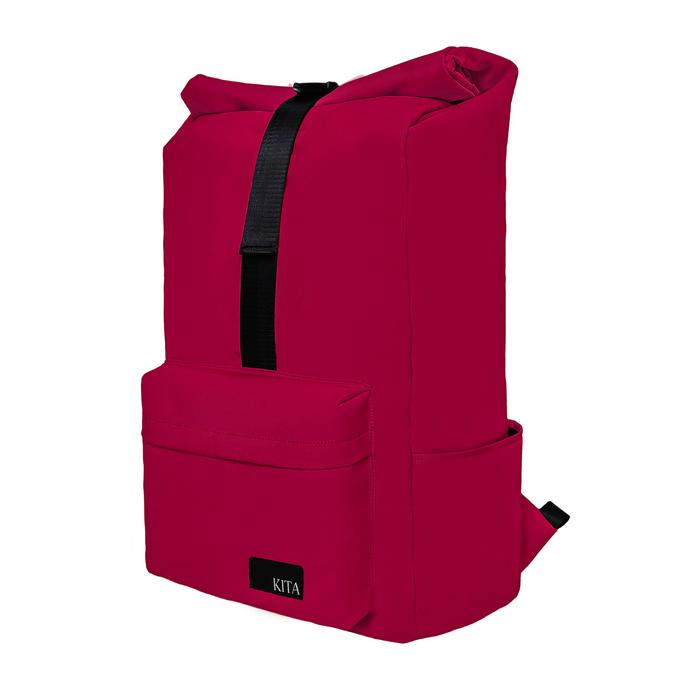 Gambar Backpack Kita Basic S22 - Water Repellent - Burgundy dari KITA.id undefined Tokopedia