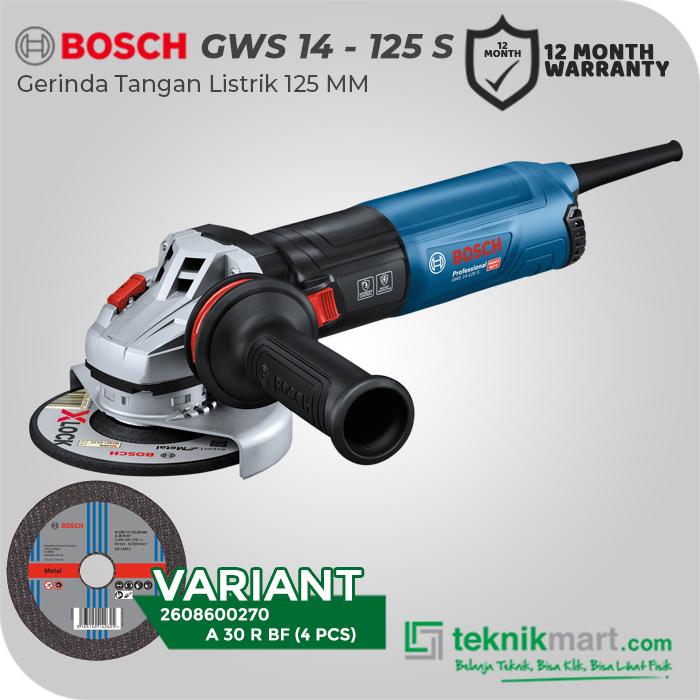 Image of Bosch GWS 14-125 S Professional angle grinder