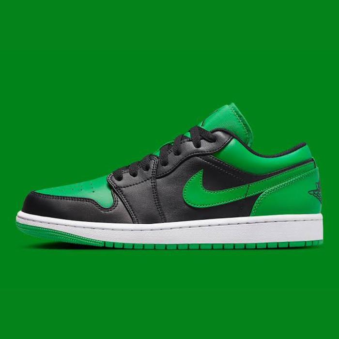 Jual Air Jordan Low Lucky Green Black 100% Origi