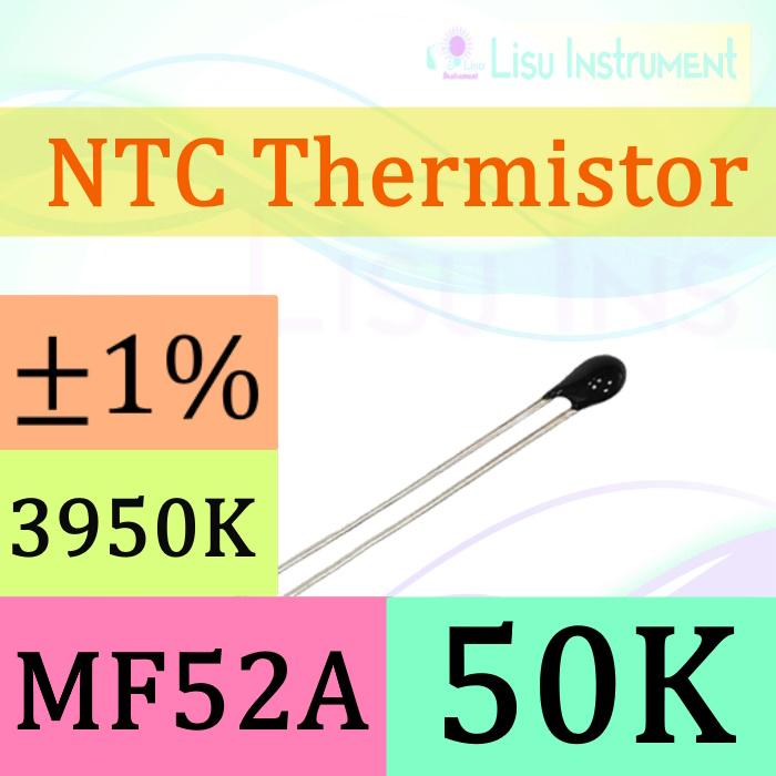 Gambar 50K 3950K NTC MF52AT Thermistor Temperature Sensor 50kΩ - 1% dari Lisu Instruments undefined Tokopedia