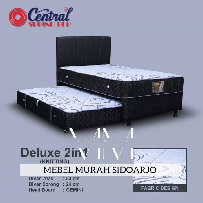 Gambar Springbed Sorong 2 in 1 Central Deluxe ukuran  120 x 200 - SandaranGemini, 120 x 200 dari Mebel Murah Sda undefined Tokopedia