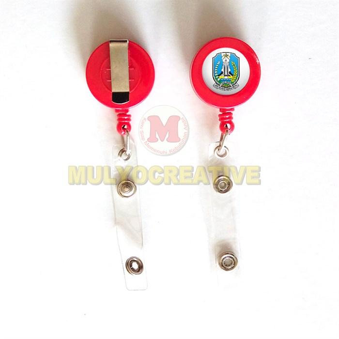 Gambar ID Card Yoyo Jatim Gantungan Murah ID Card Holder Logo Jawa Timur - Silver, Yoyo+CardHolder dari Mulyocreative co id undefined 4 Tokopedia
