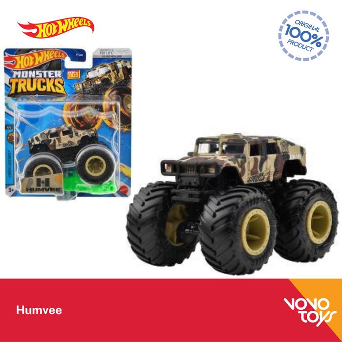 Gambar Hot Wheels Monster Truck 2023 Skyline Jurassic Fast Furious Hotwheels - Humvee dari Vovo Toys undefined Tokopedia