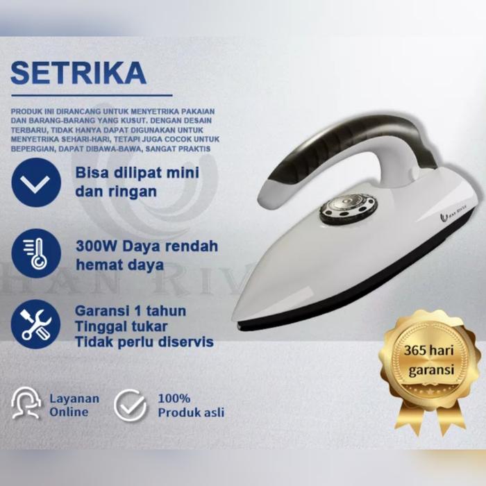 Gambar Han River Setrika Travel mini Kering - Hitam dari dokulucky undefined Tokopedia