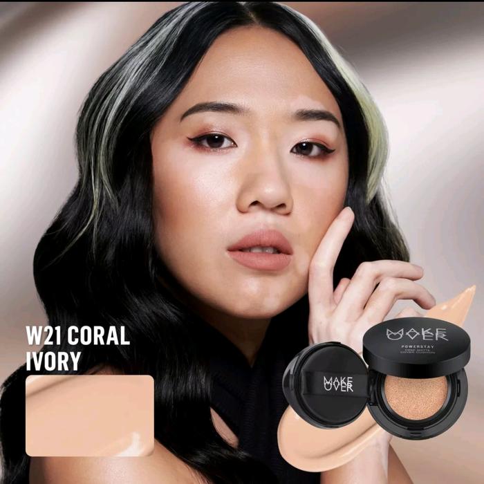 Gambar MAKE OVER POWERSTAY Demi Matte Cushion - W21 dari Amandaziankeyla undefined Tokopedia
