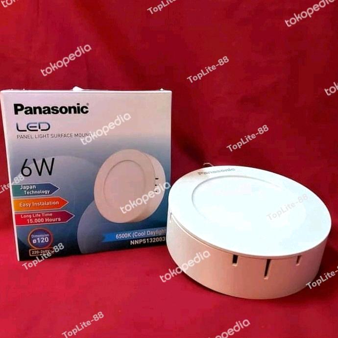 Gambar Lampu Led Downlight Outbow PANASONIC 6W 6Watt Panel Light OB Tempel - Putih dari TopLite88 undefined Tokopedia