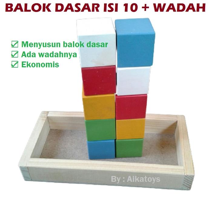 Gambar Mainan Edukasi Anak Perempuan Laki laki 1 2 3 4 5 Tahun Kado Ultah Toy - BALOK WARNA 10 dari AIKA EDUTOYS undefined Tokopedia