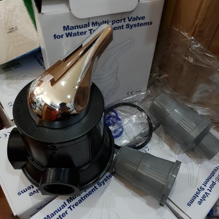 Gambar Kepala Valve Filter Air Manual - 3 Way Head Valve Filter Manual - NORMAL dari SENO FILTER undefined Tokopedia