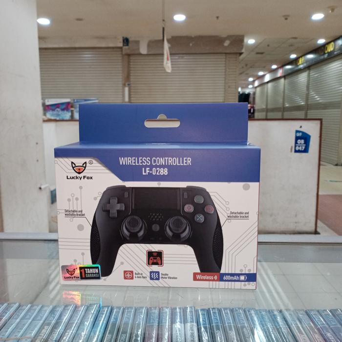 Gambar Stick / Stik / Controller PS4 (New Model) Garansi 1 tahun Lucky fox - Hitam dari Fun game Mimi Square Kota Administrasi Jakarta Utara Tokopedia