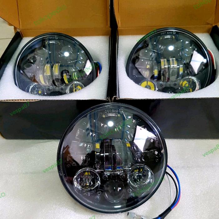 Gambar reflektor headlamp daymaker dari vespa87 undefined Tokopedia