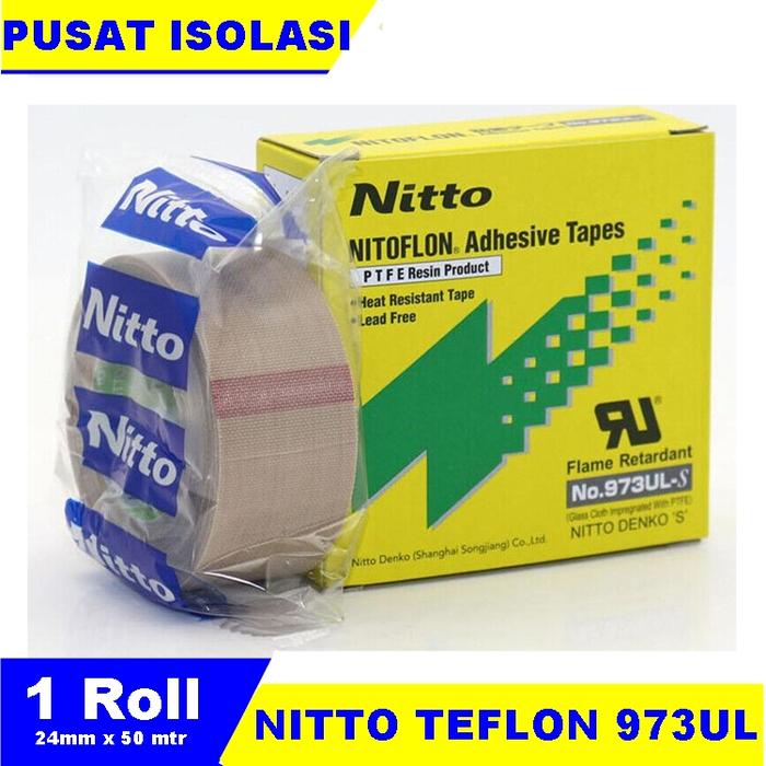 Gambar NITOFLON Teflon Tape Isolasi Solasi NITTO 973 UL 24MM dari PUSAT ISOLASI TAPE undefined Tokopedia