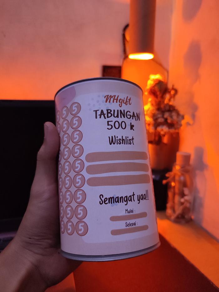 Gambar Celengan Rutin Target 500K 2K 5K 2rb 5rb 500rb 500 2 5 Ribu Buka Tutup - 500k 5k dari Ahrartech undefined Tokopedia