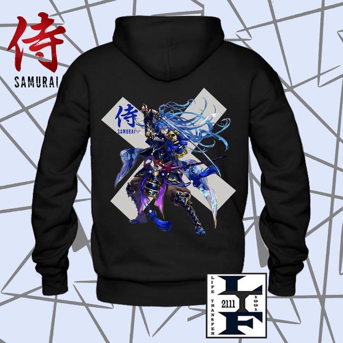 Gambar sweater hoodie anak laki laki anime kartun game rpg ninja - hitam samurai, S dari Life Transfer undefined Tokopedia