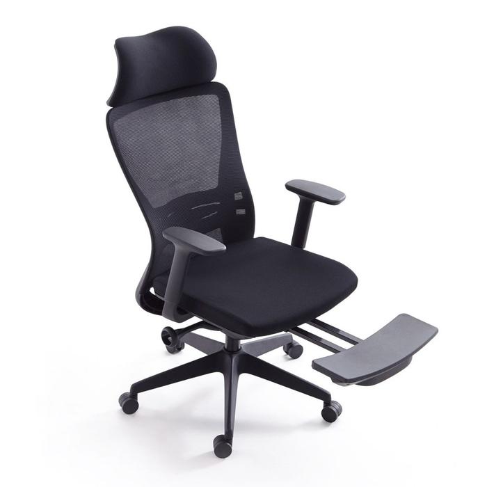 Jual Kursi Kerja Kantor Santai Sandaran Kaki Foot Rest Nyaman Ergonomis
