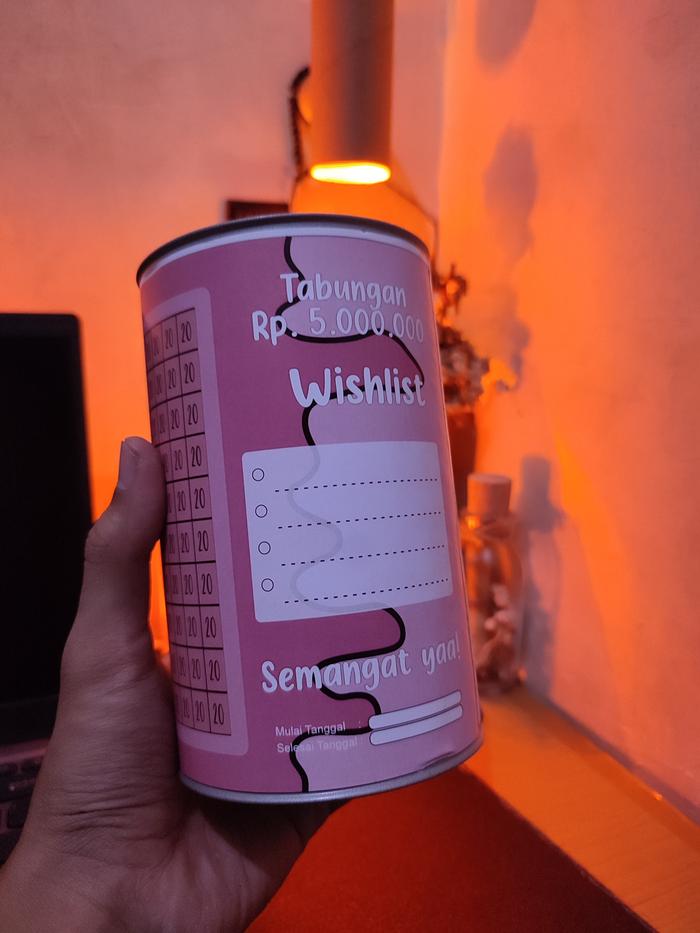 Gambar Celengan Rutin Target 5jt 5k 10k 20K 5rb 10rb 20rb 5 Juta Buka Tutup - 5jt_20k dari Ahrartech undefined Tokopedia