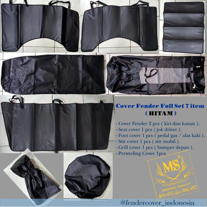 Gambar SPECIAL BIG SALE | COVER FENDER POLOS WARNA | isi Full 7 item - Hitam dari FENDER COVER INDONESIA undefined Tokopedia