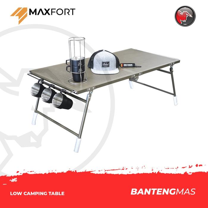 Gambar Maxfort Low Camping Table - Brown dari BantengMas_NEW undefined Tokopedia