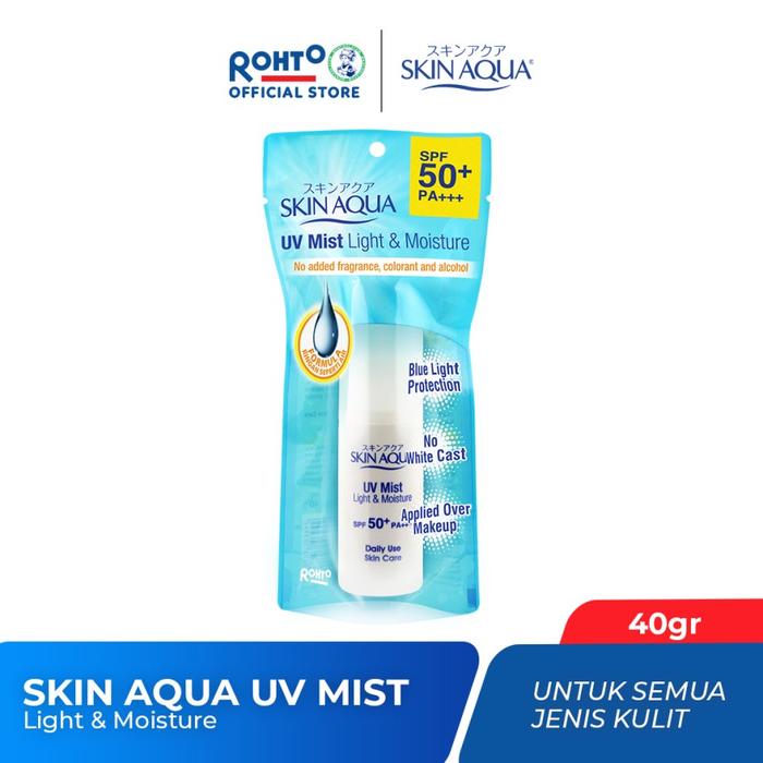 Gambar Skin Aqua UV Mist Light & Moisture 40 gr - 40g dari Rohto Indonesia undefined 5 Tokopedia